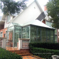 Casa de vidrio de aluminio que ahorra energía / terraza acristalada de aluminio